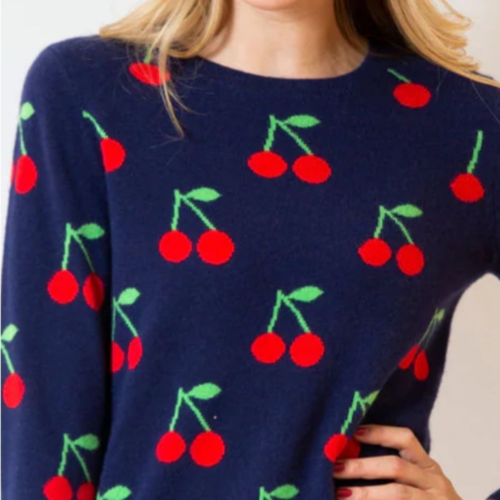 Cherry Print Sweater